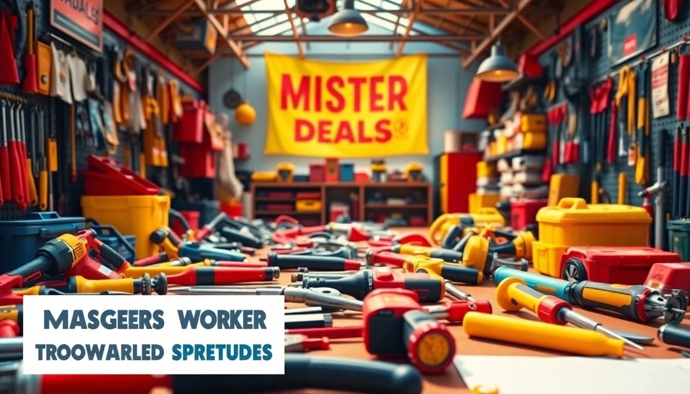 Mister Worker deals showcase premium tools and equipment discounts, highlighting best offers and savings.
