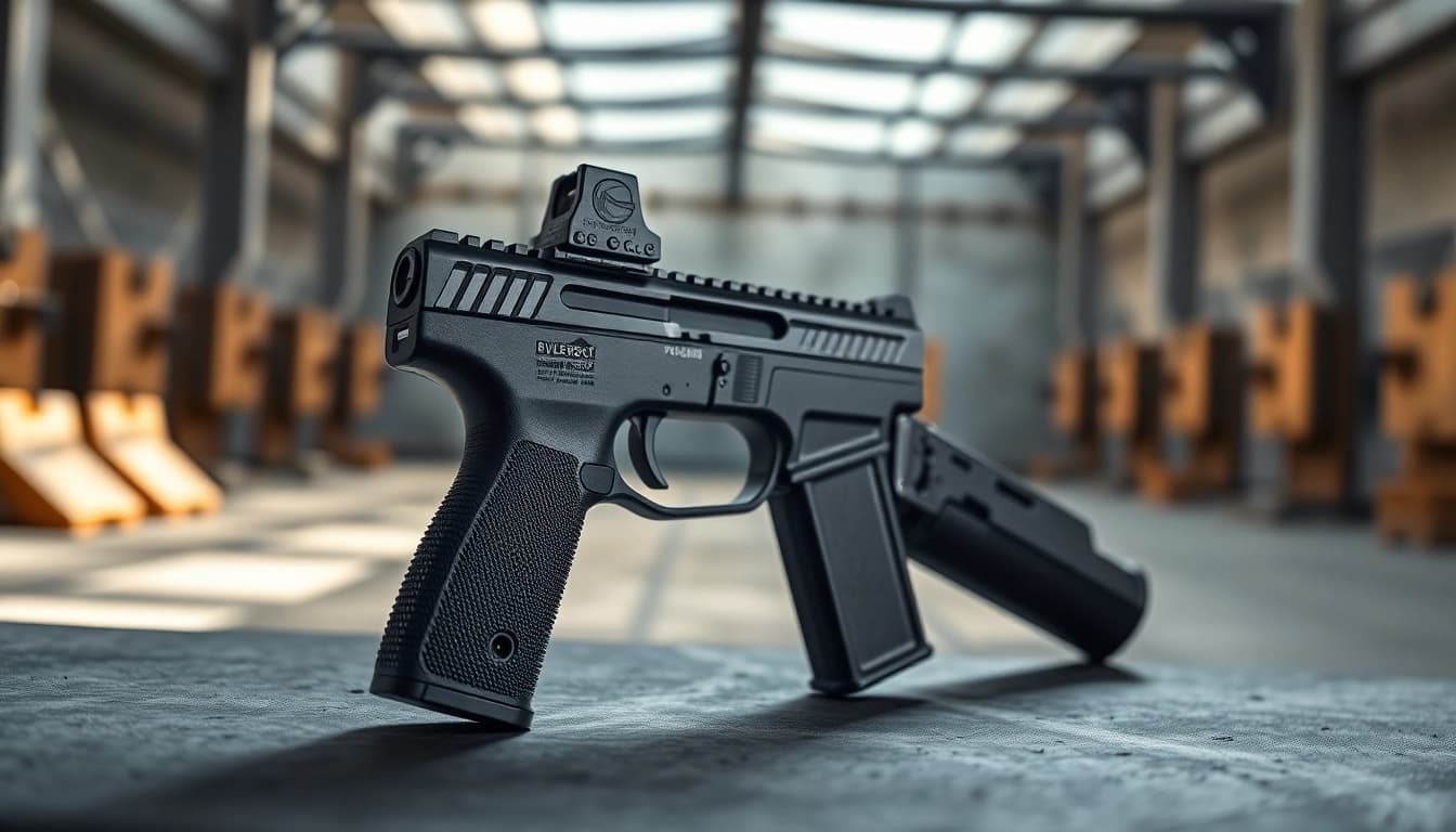 Enhance your performance with the magwell for polymer80 pf940c & pf940v2 frames in a professional setting.