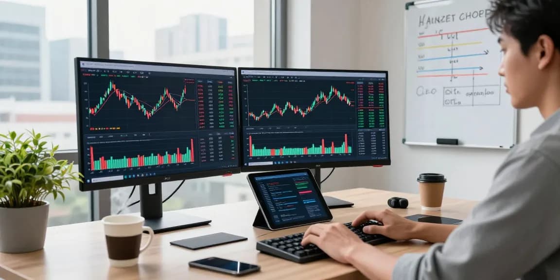 Explore the Germany stock real-time API in a dynamic software development workspace with market trend analysis.