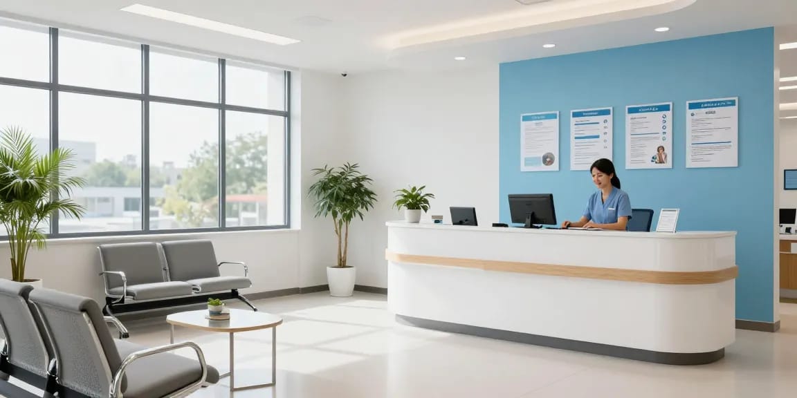 Hair transplant turkey price consultation in a modern healthcare setting with medical professionals.
