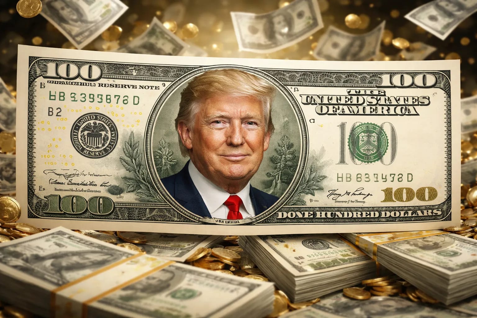 trump dollar bill