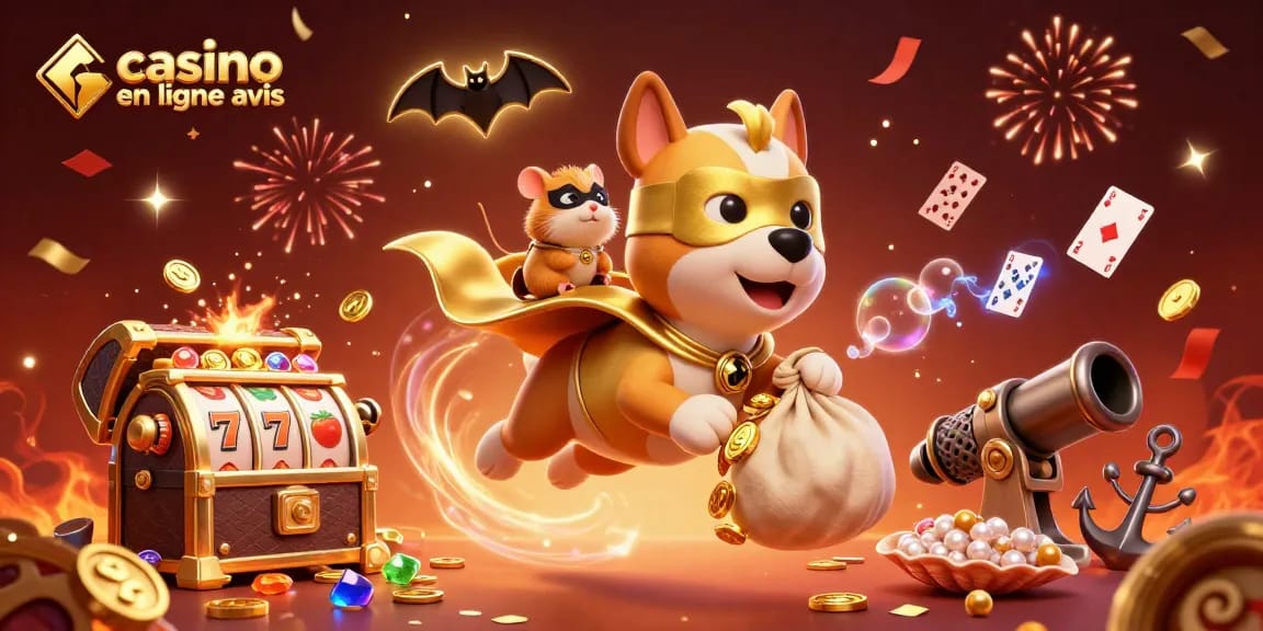 Survolez l'univers des jeux avec nos avis sur les casinos en ligne, incluant des super-héros et des joyaux brillants.