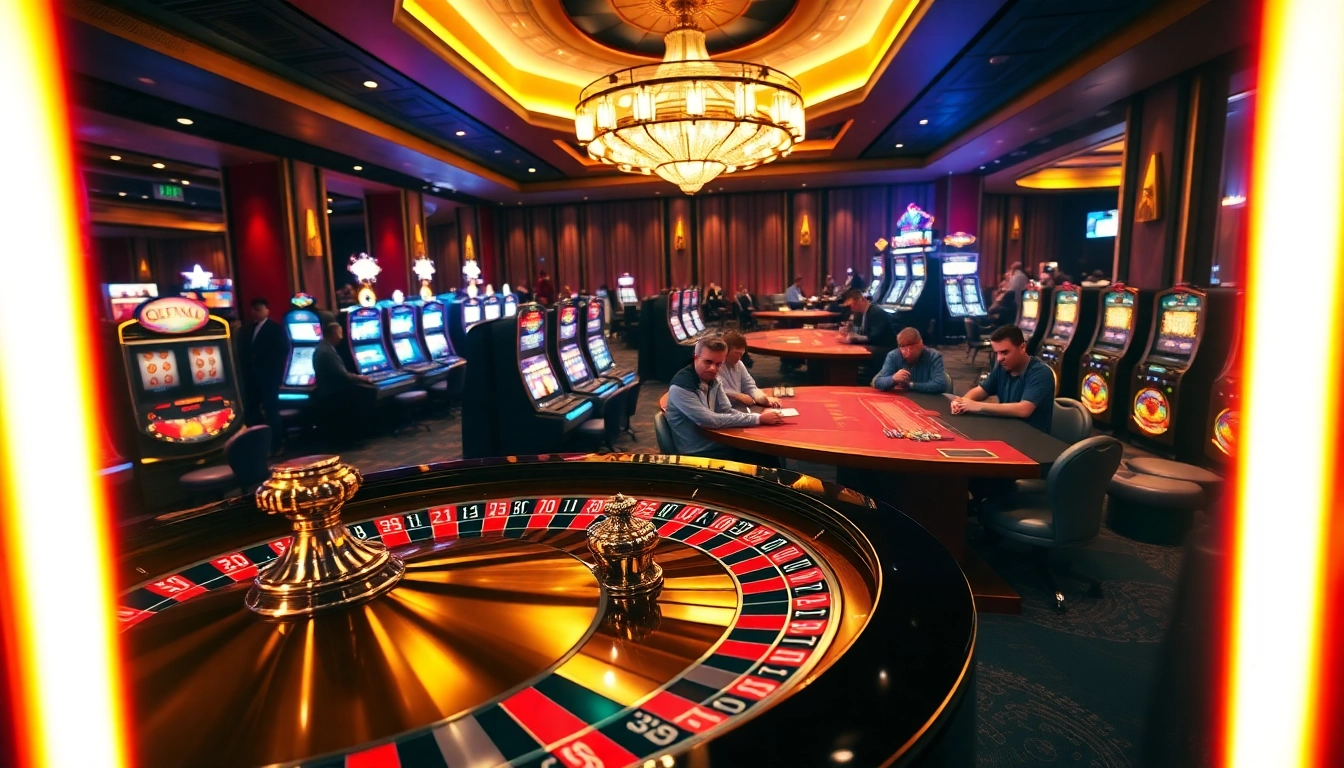 Participez à des jeux passionnants sur ce site de casino en ligne avec des tables magnifiques et des environnements vibrants.