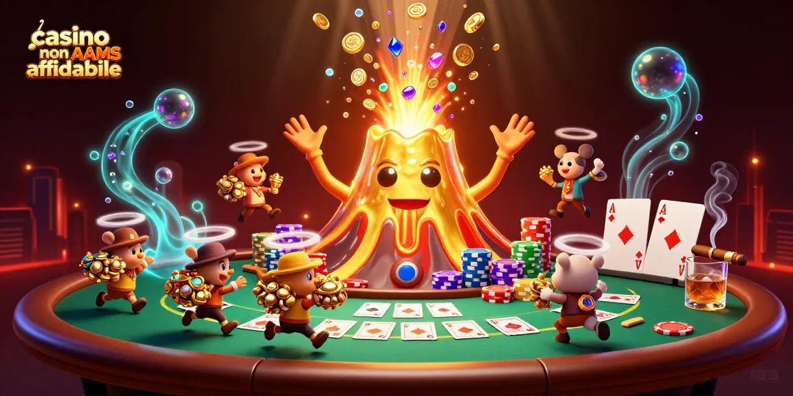 Scopri il casino non AAMS affidabile con emozionanti tavoli da poker e tesori luccicanti.