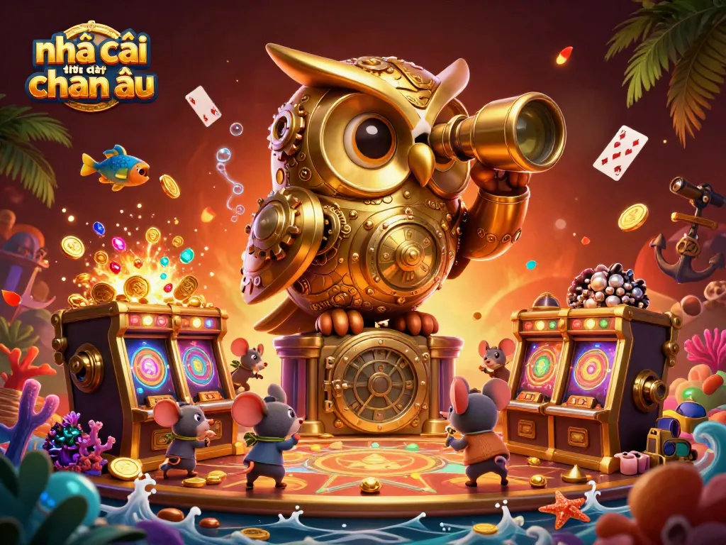 Khám phá nhà cái đến từ châu âu với hình ảnh 3D sống động và chi tiết, thể hiện không gian sòng bạc thú vị.