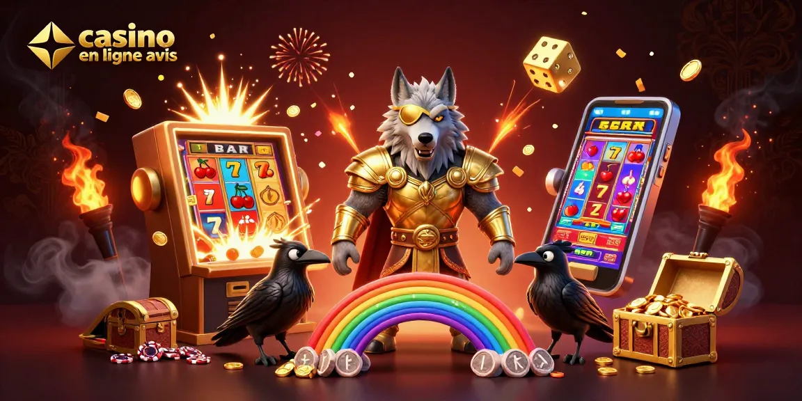 Casino en ligne avis : explorez les installations de jeux avec Loup Odin et les corbeaux à travers un pont de jetons