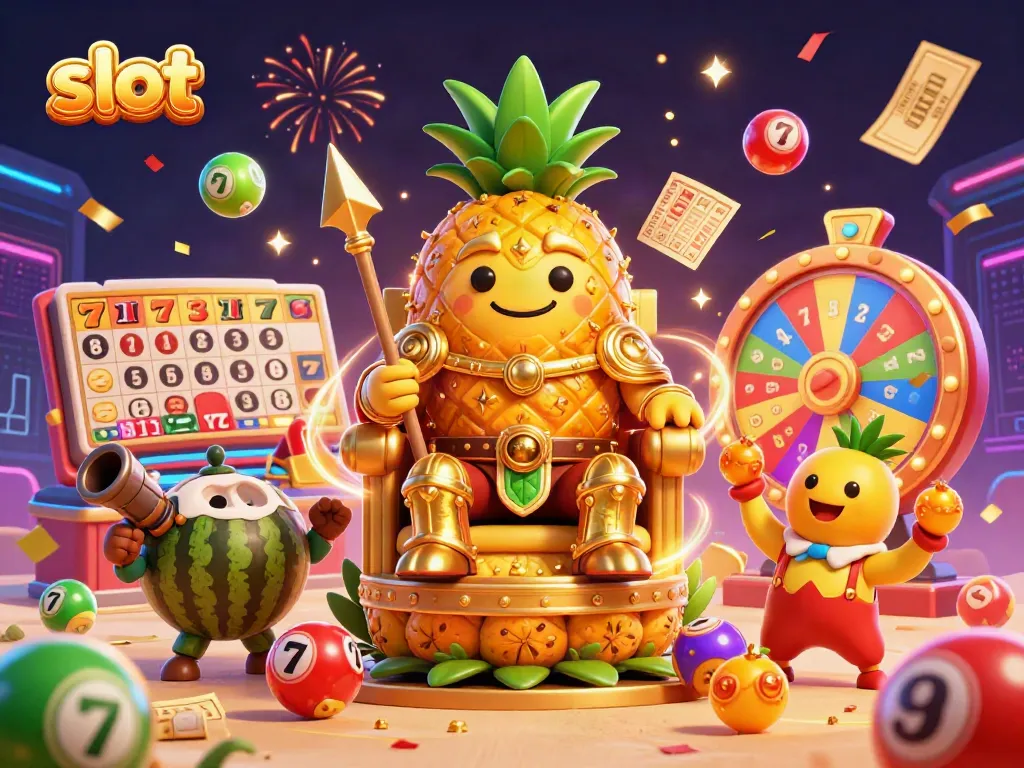 Permainan slot berwarna dan menarik dengan tema kasino, dipenuhi elemen memikat dan karakter unik.