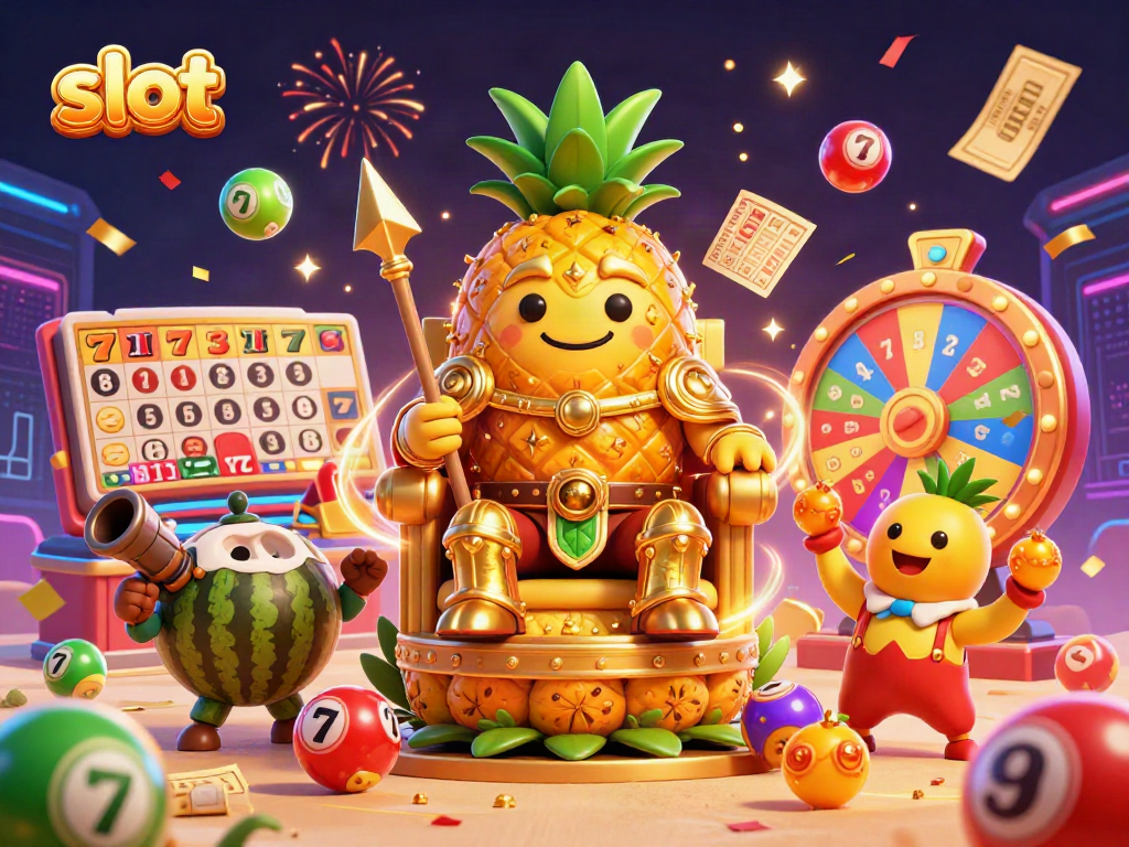 Permainan slot berwarna dan menarik dengan tema kasino, dipenuhi elemen memikat dan karakter unik.