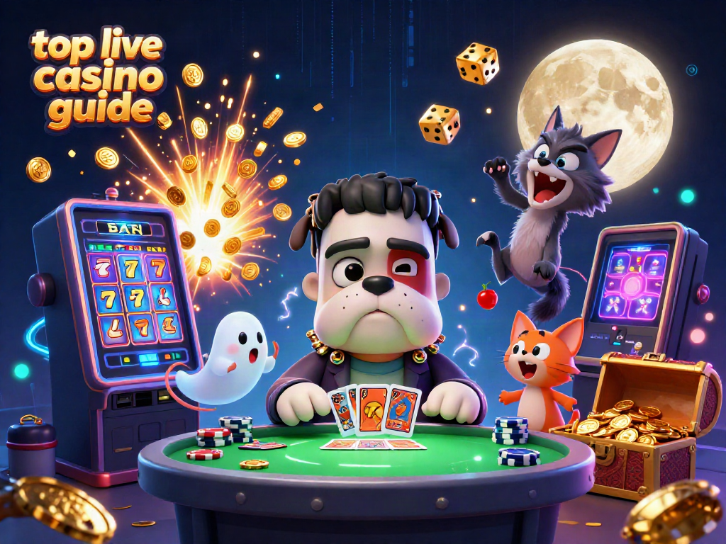 Engage with the thrilling top live casino guide showcasing monsters and winning elements in a vibrant setting.