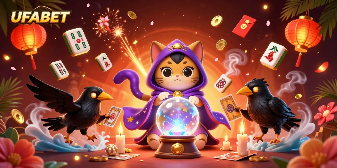 Experience UFABET with captivating graphics, showcasing a mystical scene with vibrant gaming elements.