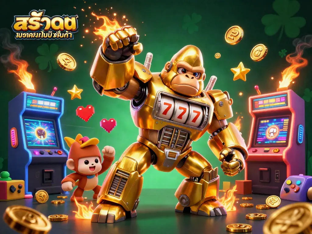 เล่นสล็อตเว็บตรง ฝากถอน ไม่มี ขั้นต่ำ กับหุ่นยนต์ยักษ์และเกมสุดมันส์