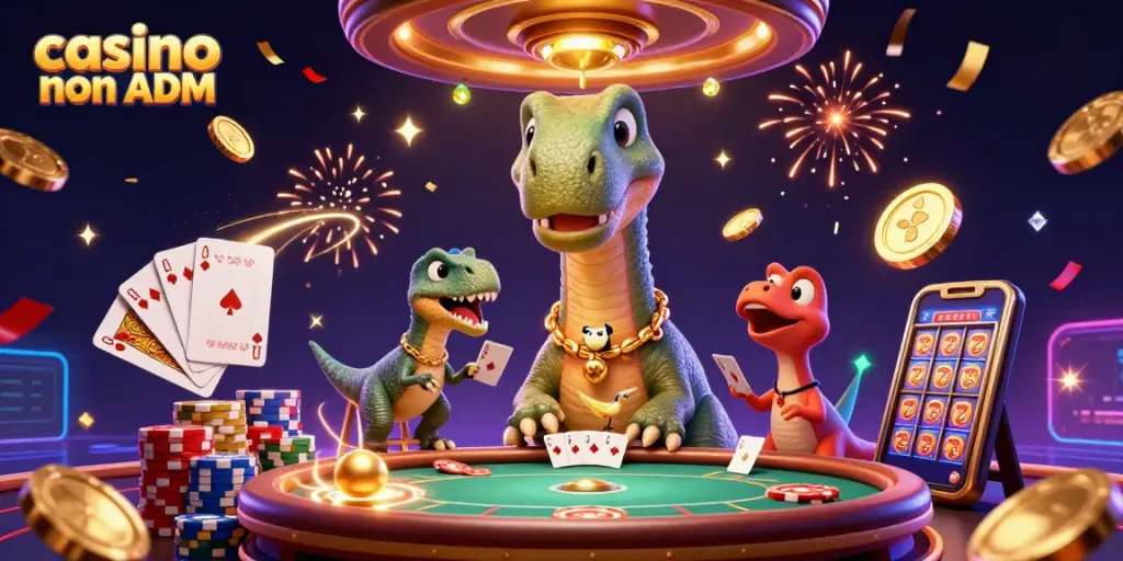 Gioca ai migliori giochi nei casino non ADM con questo divertente brontosauro e giochi scintillanti.
