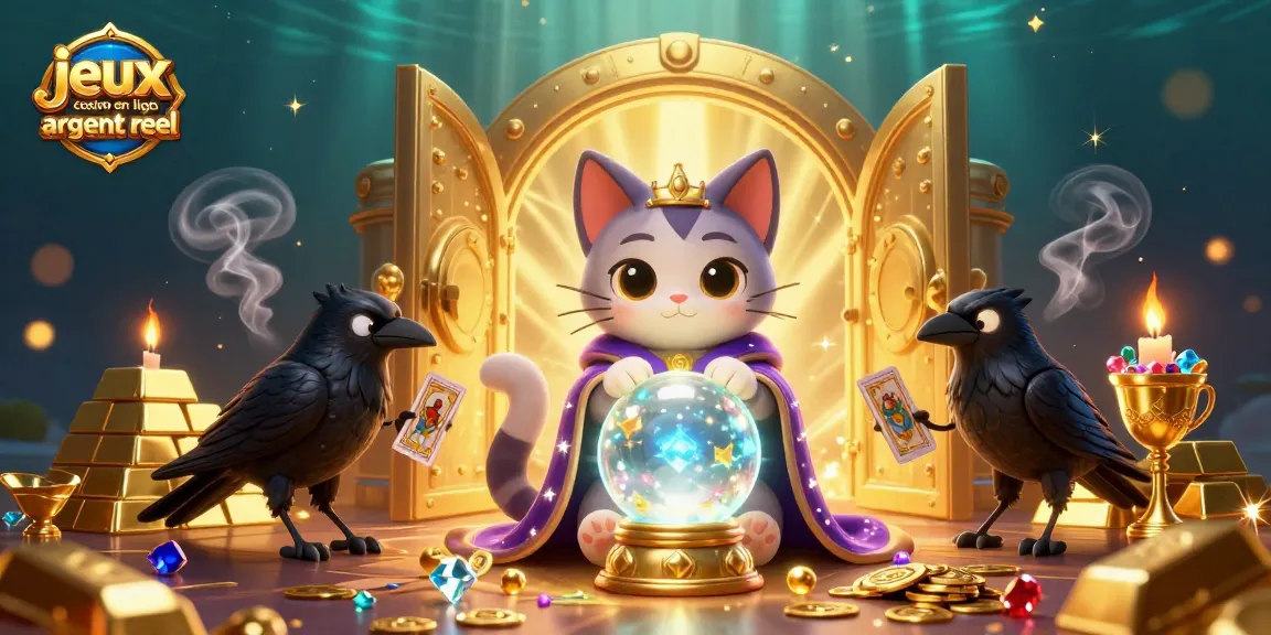 Jouez avec les jeux de casino en ligne argent réel et découvrez des trésors dévoilés par un chat mystique.