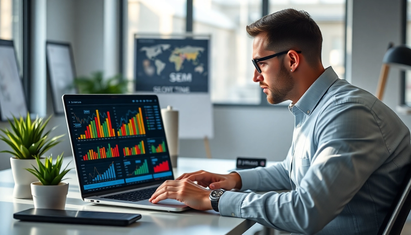 Optimale seo beratung durch Experten in einem modernen Büro mit Datenanalysen