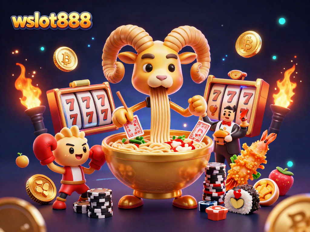 WSLOT888 menghadirkan pengalaman bermain slot dengan karakter unik dan simbol keberuntungan.