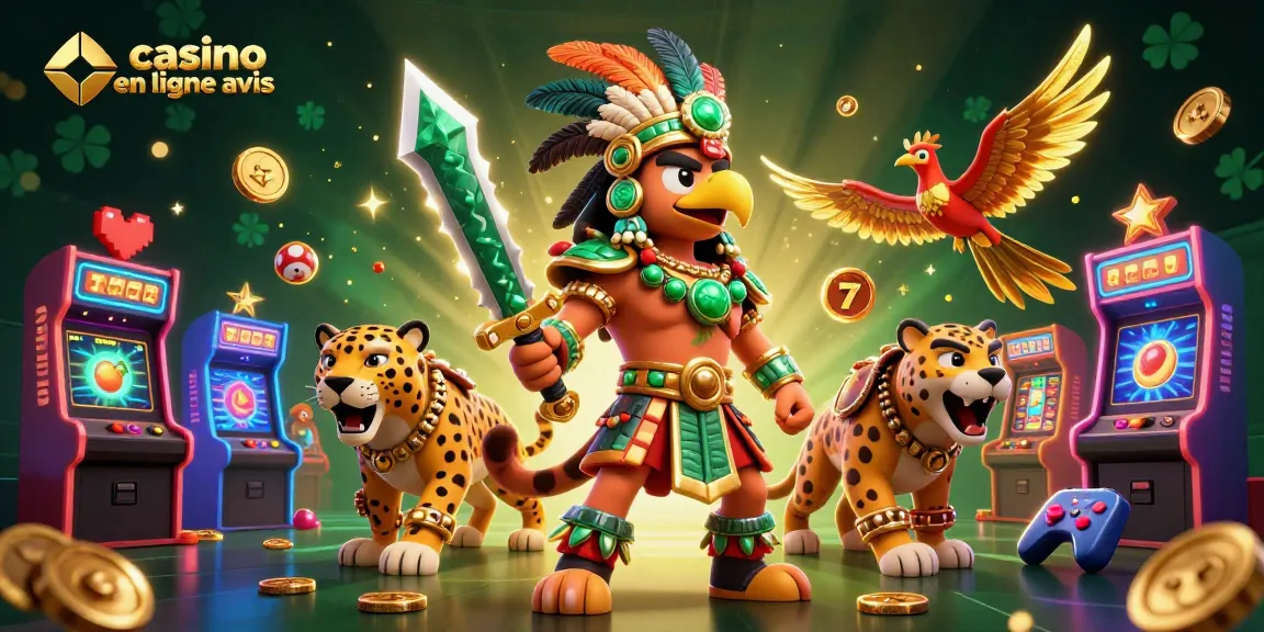 Venez découvrir les avis sur les jeux de casino en ligne parmi des guerriers aztèques et des machines à sous colorées