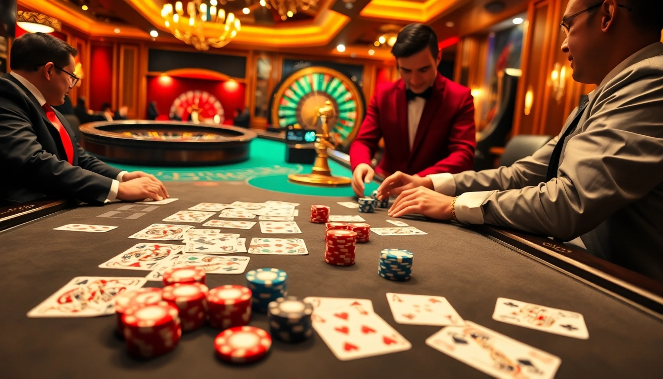 Experience the excitement of gambling at https://go88.fast/ with vibrant games, poker tables, and roulette wheels.