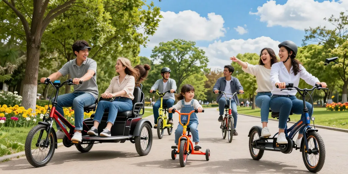 Explore the best electric tricycles for fun rides in a sunny park.