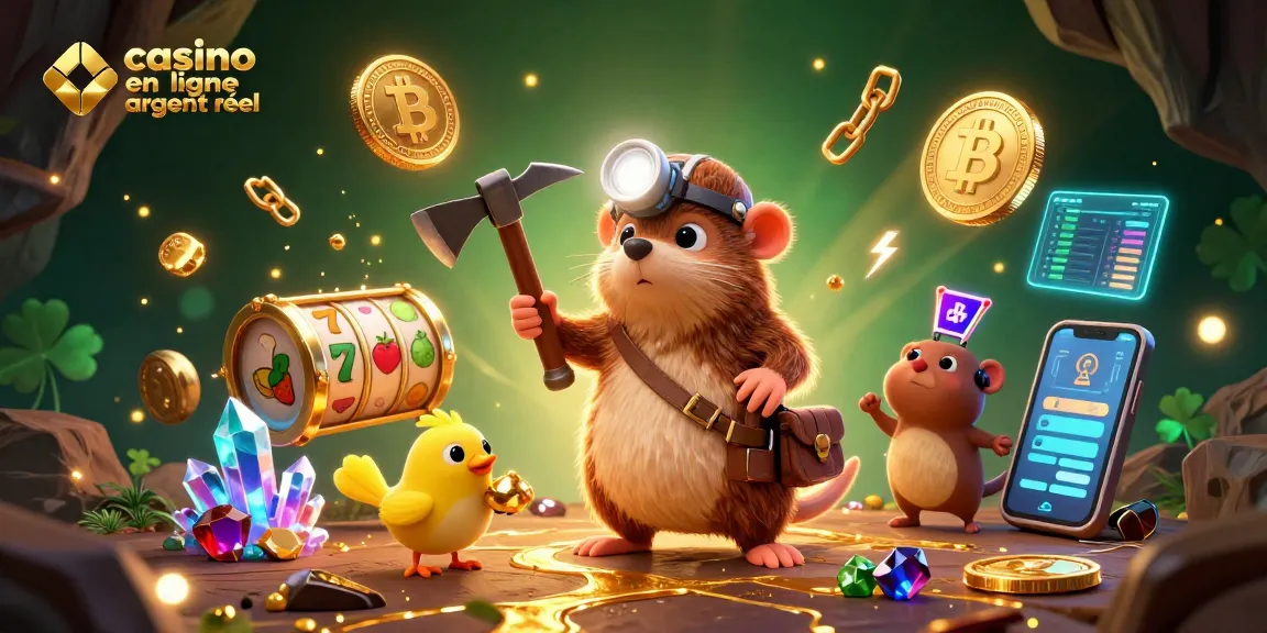 Profitez de l'excitation des jeux avec des personnages animés dans un casino en ligne argent réel.