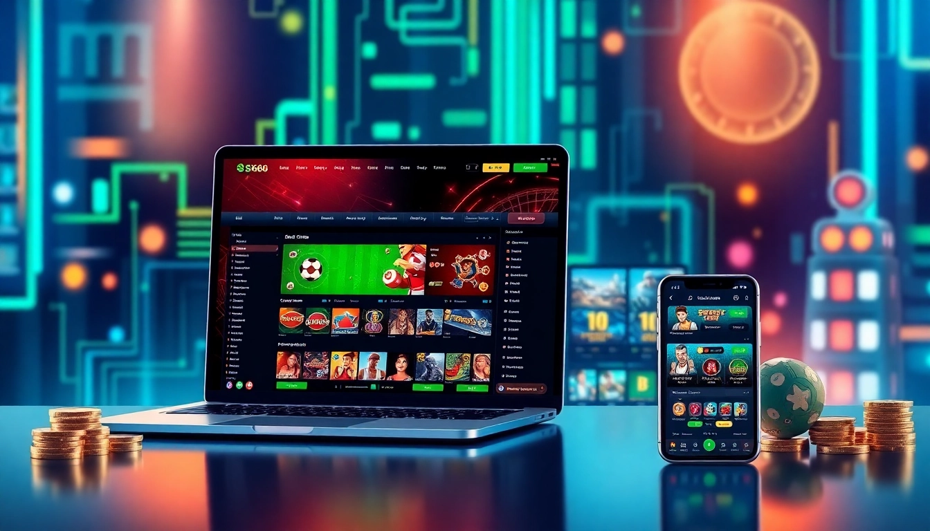 S666.nyc interface featuring a vibrant online gambling platform with various gaming options.