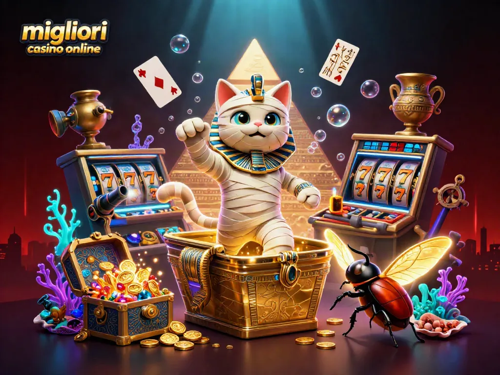 Scopri i migliori casino online con la mummia egiziana nei giochi d'azzardo e slot