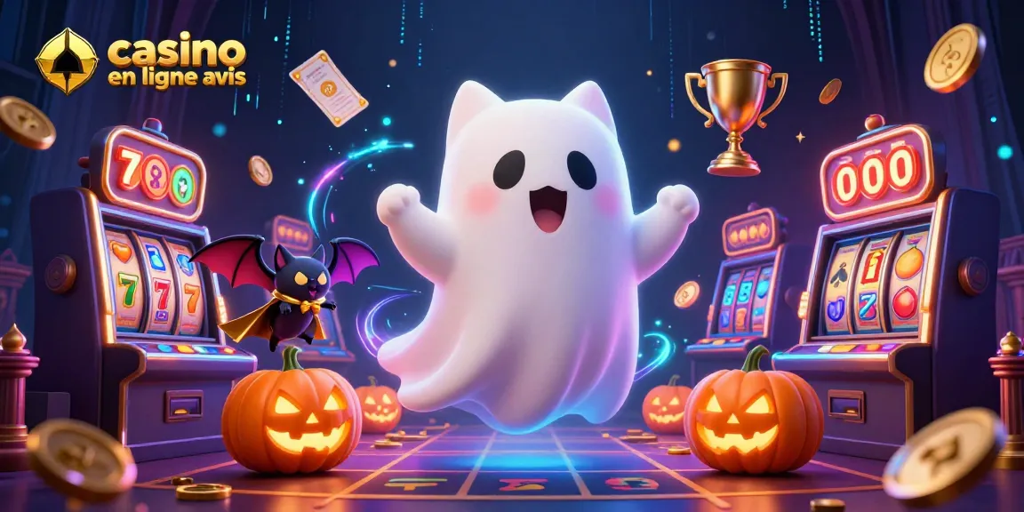 Évaluez les meilleurs casinos en ligne avis avec notre illustration animée de jeux de casino.