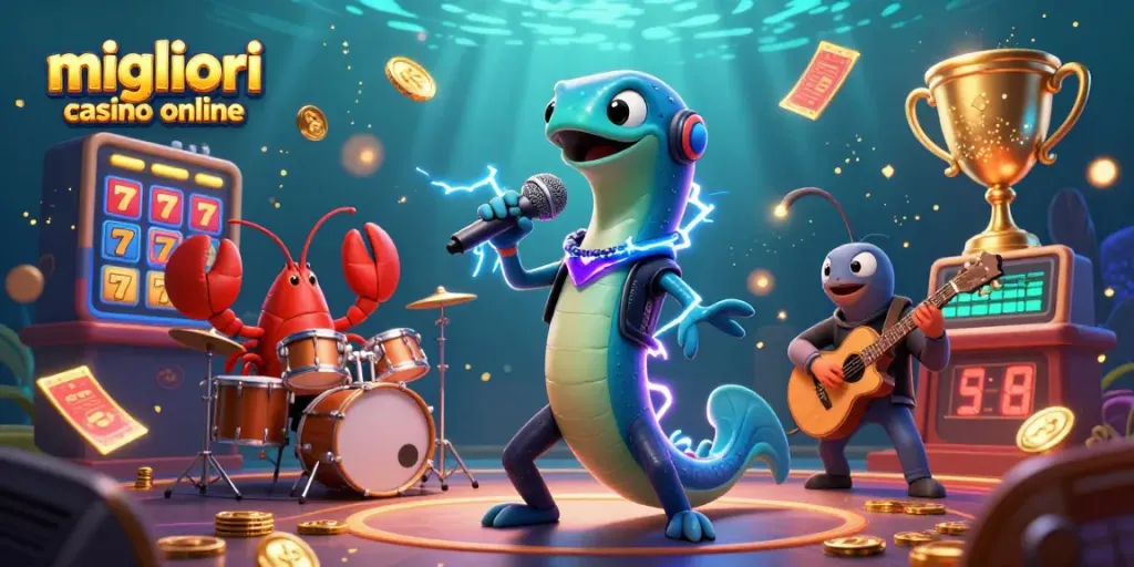 Gioca nei migliori casino online con l'energia del DJ elettrico e le sue meravigliose slot!