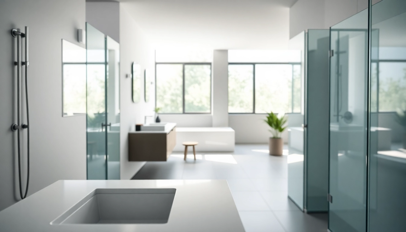 Entdecken Sie Produkte der sonni sanitär GmbH in einem modernen Badezimmer mit eleganten Designs.