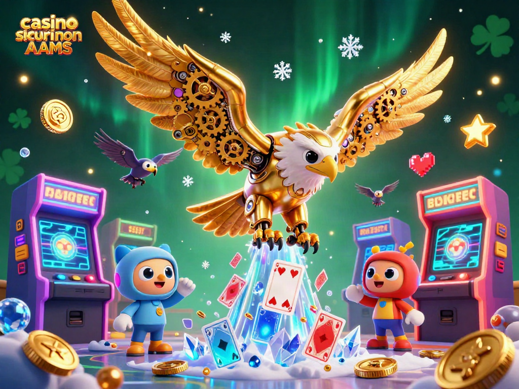 Giocando con i migliori casino sicuri non AAMS in un'illustrazione 3D coinvolgente.