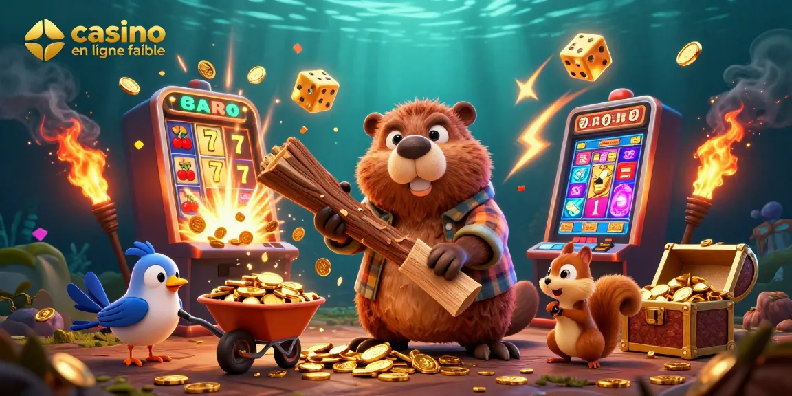 Jouez sur un casino en ligne fiable avec des personnages collectant des pièces d'or et un jackpot explosif.