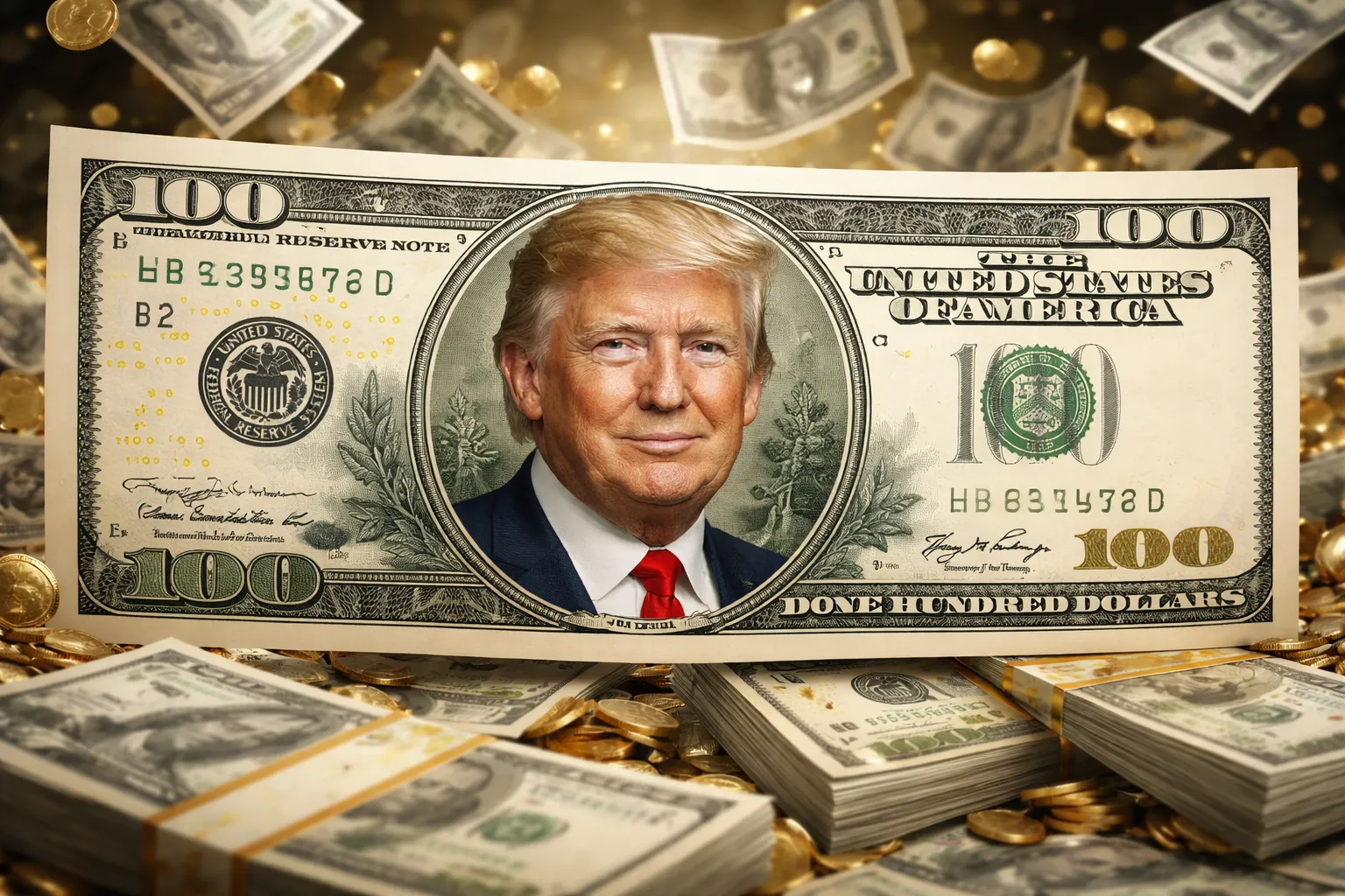 trump dollar bill