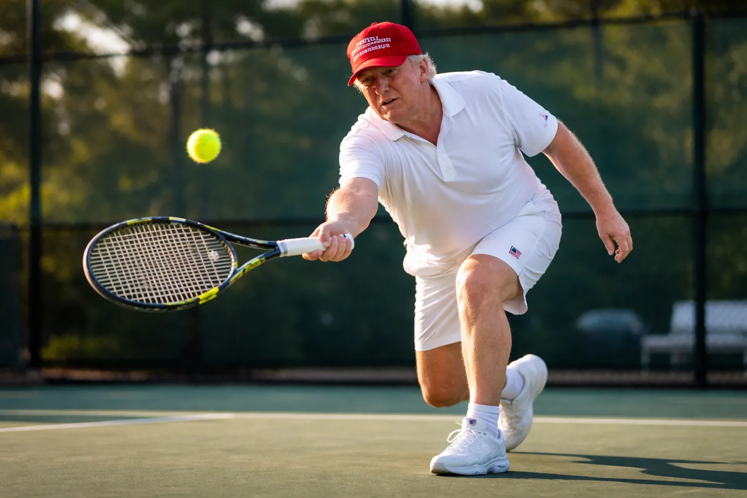 trump tennis