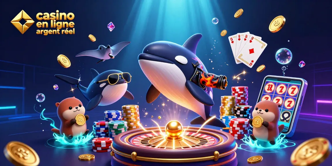 Visualisez des gains spectaculaires au casino en ligne argent réel avec cette scène dynamique et colorée.