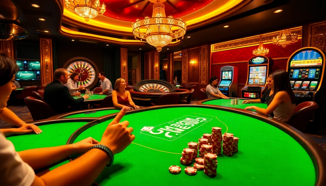 Découvrez l'excitation d'un site de casino en ligne avec des jeux de poker vibrants et des machines à sous.