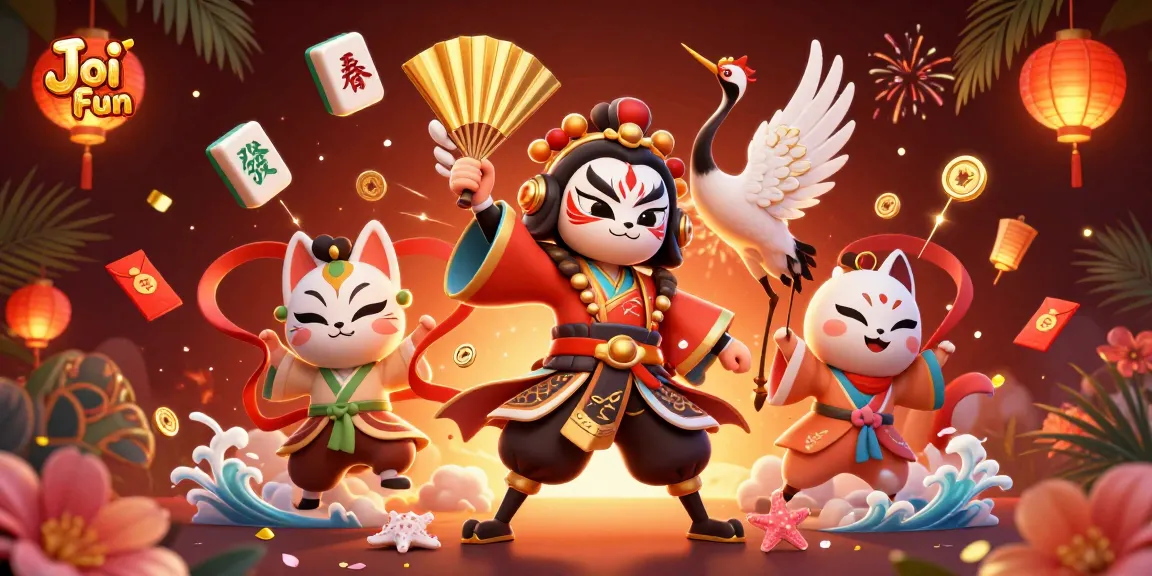 Experience the thrill of Joi Fun with dynamic casino elements and vibrant characters in a rich, engaging scene.