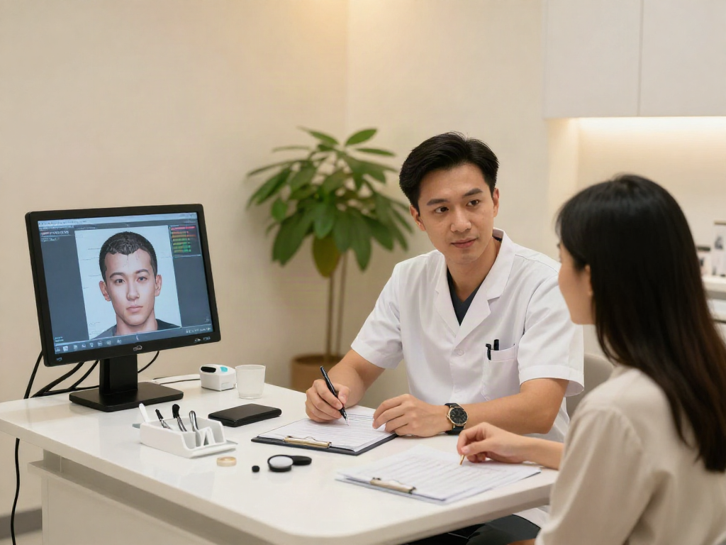 Hair Transplant Malaysia consultation with experts discussing options for natural results.
