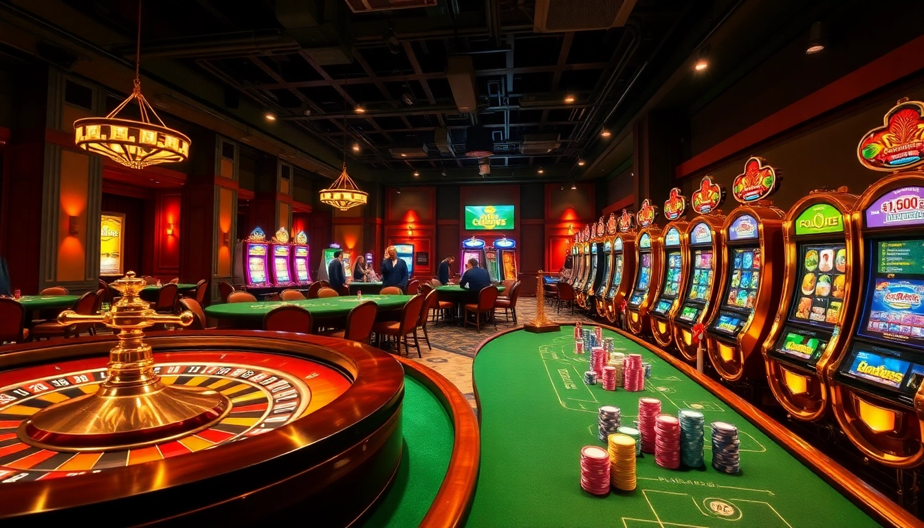 Participez à des jeux palpitants sur notre site de casino en ligne avec des tables et des machines à sous.