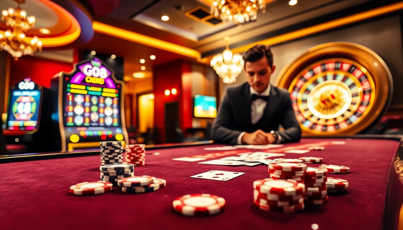 Experience the thrill at Go8 Casino with vibrant gaming options and high-stakes action.