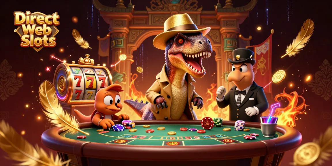 Experience exciting Direct Web Slots action with vibrant characters and dynamic gameplay elements.