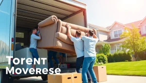 Trusted best Toronto Movers efficiently lifting furniture during a residential relocation.