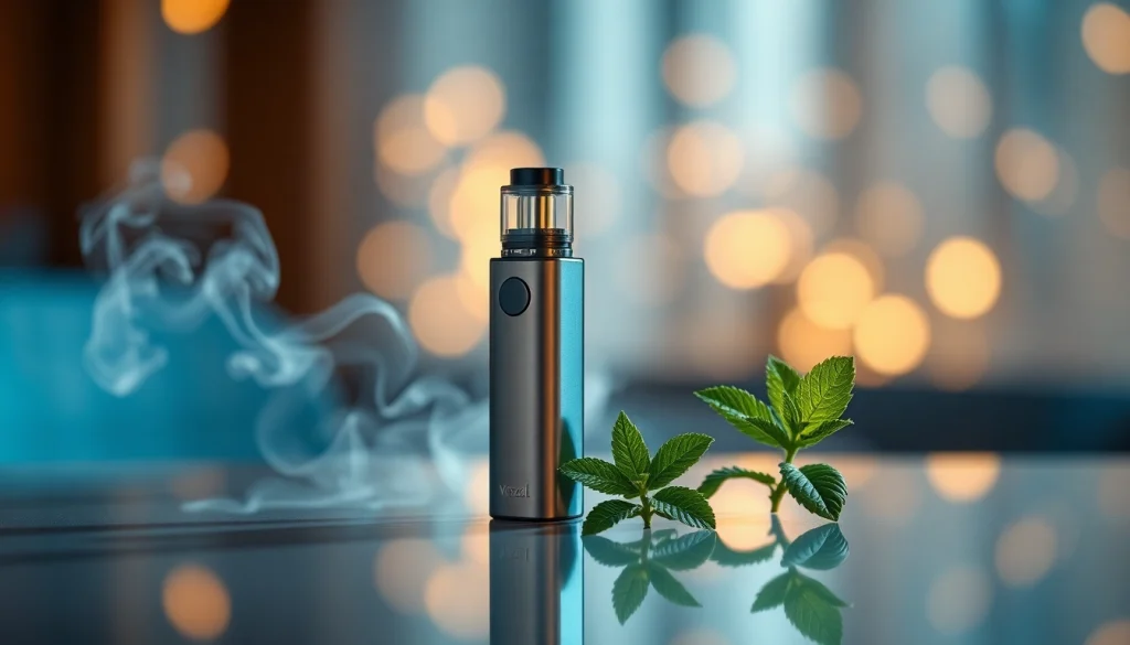 Vozol Vaping Gerät mit eleganter Design und frischen Aromen.