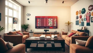 Engage with online sportsbooks India in a vibrant sports betting environment featuring games and betting slips.