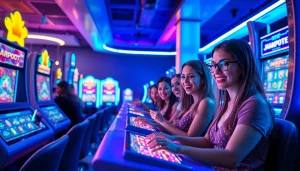 Engaged players enjoying slot games online, capturing the excitement of hoki138 pro.