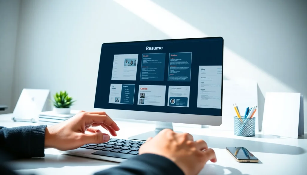 Effortlessly create your standout resume with this dynamic Resume Builder interface.