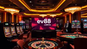 Experience luxury gambling at ev88.claims with vibrant slot machines and engaging gameplay.