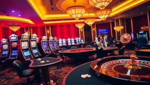 DOLA789 online casino gameplay featuring engaging slot machines and exciting betting actions.