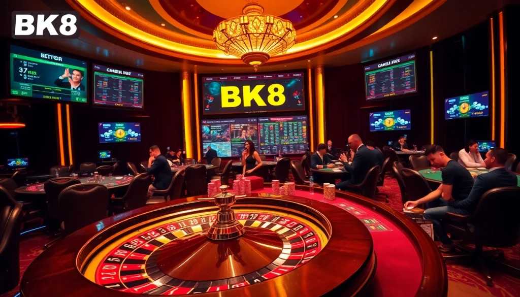 Experience the thrill of BK8 เว็บตรง with vibrant tables and exciting games at a premier casino.