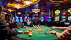 C168 attracts players with an immersive casino experience featuring vibrant slot machines and thrilling poker games.