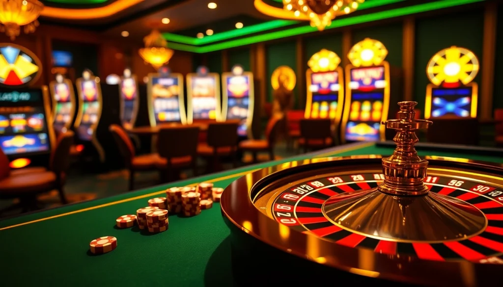 Experience the thrill of gambling with depo 5k at luxurious casino tables glimmering with excitement.